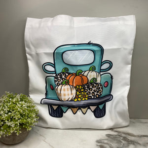 Tote Bag - Halloween - Pumpkin Truck