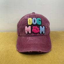 Load image into Gallery viewer, Hat - Dog Mom - Burgundy
