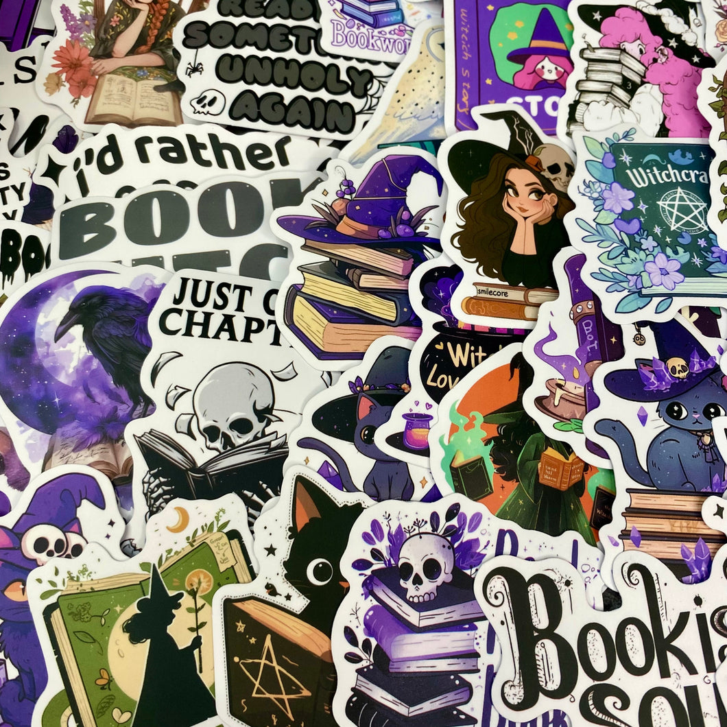 Stickers - Magic Book Witch