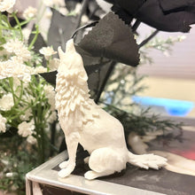 Load image into Gallery viewer, 3d Printed Howling Wolf Decor
