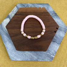 Load image into Gallery viewer, Bracelet - Clay &amp; Gold Bead
