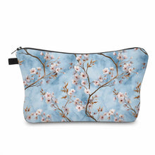 Load image into Gallery viewer, Pouch - Floral Ice Blue Cherry Blossom
