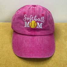 Load image into Gallery viewer, Hat - Softball Mom - Pink
