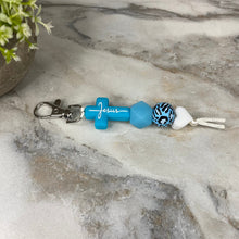 Load image into Gallery viewer, Keychain - Silicone Bead - Religious - Jesus
