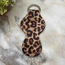 Load image into Gallery viewer, Lip Balm Chapstick Holder - #34 - Large Leopard Print
