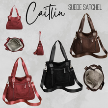 Load image into Gallery viewer, Caitlin Handbag - Suede - PREORDER
