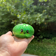 Load image into Gallery viewer, Squishy Toy - Viral Dumpling, Green Glitter + Water Beads
