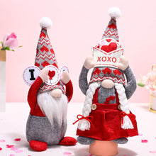 Load image into Gallery viewer, Gnome - Valentine #7 - Grey I Heart U &amp; XOXO - PREORDER
