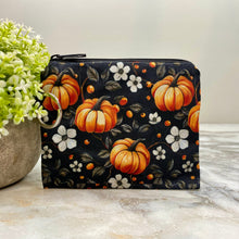 Load image into Gallery viewer, Mini Pouch - Pumpkin Black &amp; White
