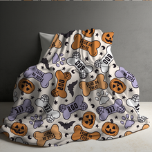 Load image into Gallery viewer, Blanket Halloween #35 - Dog Bones - PREORDER ends 7/25
