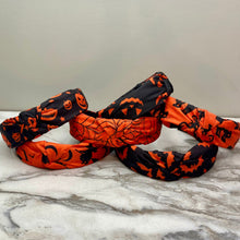 Load image into Gallery viewer, Headband - Halloween - Orange &amp; Black
