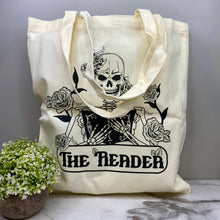 Load image into Gallery viewer, Tote Bag - Skeleton Books - #2
