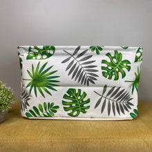Load image into Gallery viewer, Pop Up Canvas Basket - Monstera Leaves
