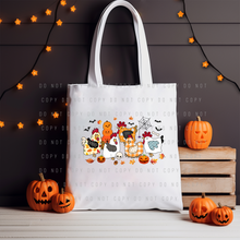 Load image into Gallery viewer, Tote Bag - Halloween - Chickens
