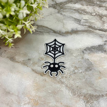 Load image into Gallery viewer, Embroidered Patches - Halloween - Spider Web #2
