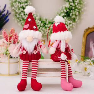 Gnome - Valentine #12 - Stripe Long Legs - PREORDER