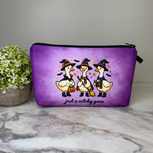 Load image into Gallery viewer, Pouch - Halloween Fall - Witchy Goose
