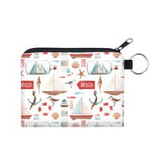 Load image into Gallery viewer, Mini Pouch - Sailboats
