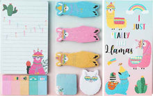 Load image into Gallery viewer, Sticky Note Booklet Set - Llamas
