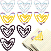 Load image into Gallery viewer, Jumbo Paperclip - Heart Pencil
