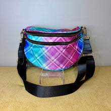Load image into Gallery viewer, The Roni Nylon Crossbody - Plaid Criss Cross
