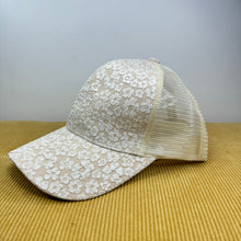 Load image into Gallery viewer, Hat - Cream Floral Snapback
