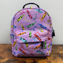 Load image into Gallery viewer, Mini Backpack - Crayon Purple
