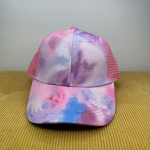 Hat - Pink Purple Tie Dye Snapback