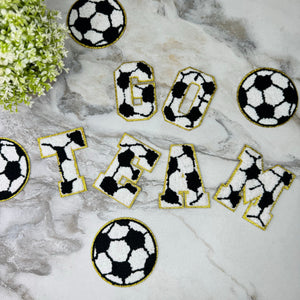 Chenille Letter Patches - Soccer