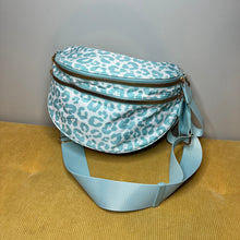 Load image into Gallery viewer, The Roni Nylon Crossbody - Animal Print Aqua
