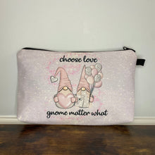 Load image into Gallery viewer, Pouch - Valentine’s Day - Choose Love Gnome
