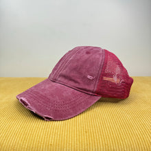 Load image into Gallery viewer, Hat - Burgundy Snapback
