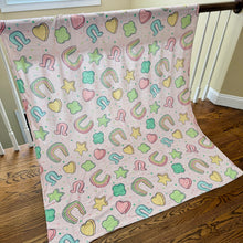 Load image into Gallery viewer, Blanket - St. Patrick’s Day - Lucky Charm Marshmallow

