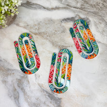 Load image into Gallery viewer, Jumbo Paperclip - Tropical Floral
