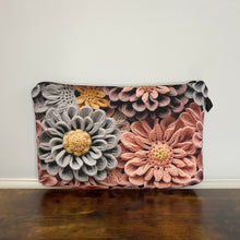 Load image into Gallery viewer, Pouch - Crochet Floral
