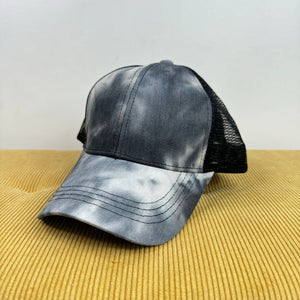 Hat - Charcoal Tie Dye