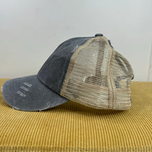 Load image into Gallery viewer, Hat - Ponytail - Grey
