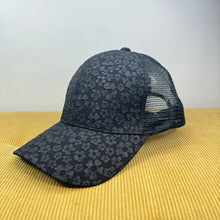 Load image into Gallery viewer, Hat - Black Floral Snapback
