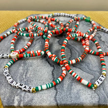 Load image into Gallery viewer, Bracelet - Christmas Clay &amp; Beads
