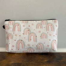 Load image into Gallery viewer, Pouch - Rainbow Heart Pale Pink
