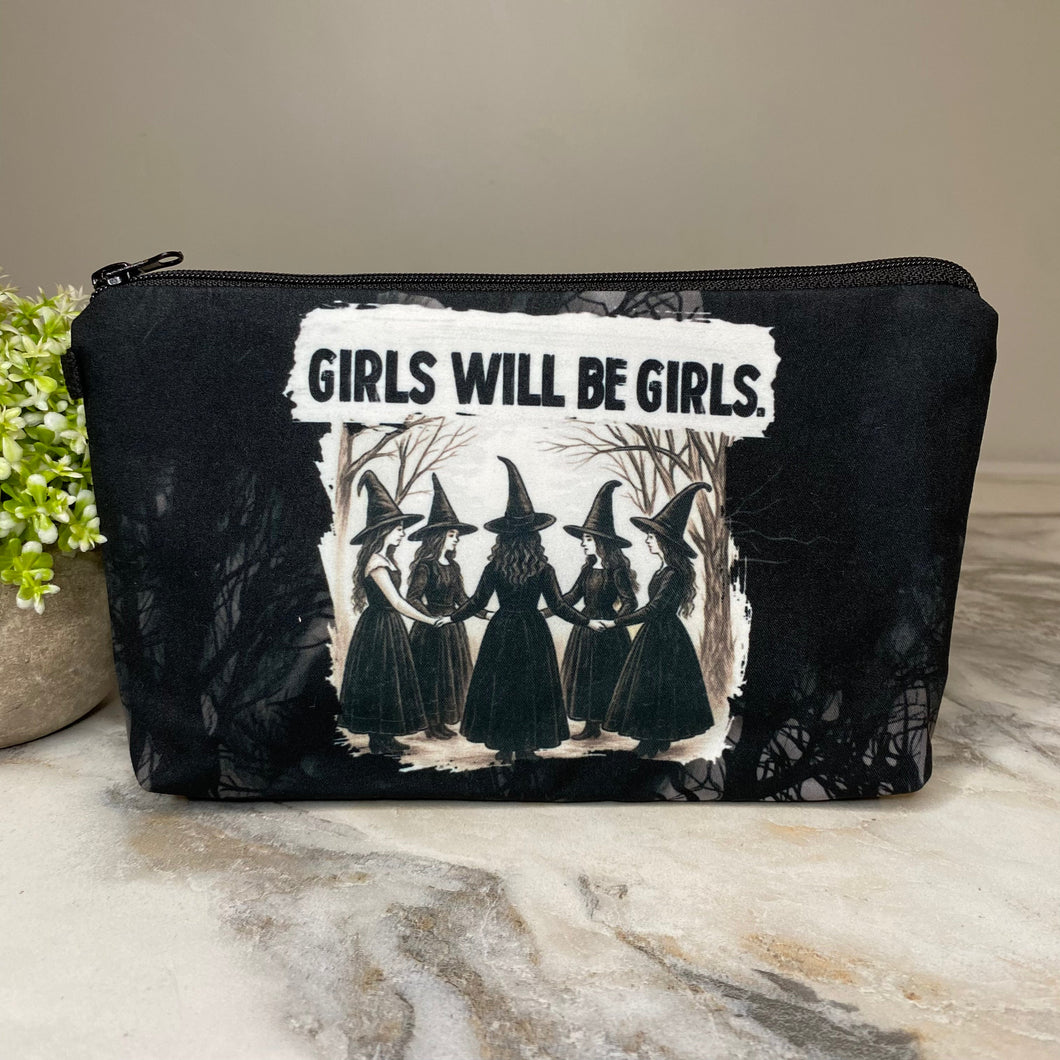 Pouch - Halloween Fall - Girls Will Be Girls Witches