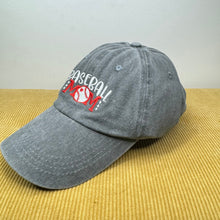 Load image into Gallery viewer, Hat - Baseball Mom - Medium Grey with Red Letters
