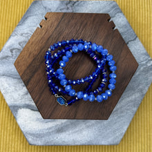 Load image into Gallery viewer, Bracelet Pack - Druzy Bead - Cobalt Blue

