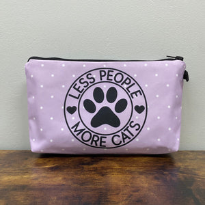 Pouch - Cat, Less People More Cats