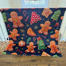 Load image into Gallery viewer, Blanket - Christmas - Gingerbread + Tree
