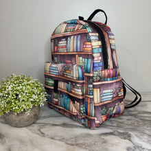 Load image into Gallery viewer, Mini Backpack - Book Shelves
