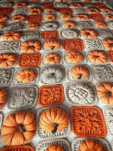 Load image into Gallery viewer, Blanket - Halloween - Knit Pumpkins
