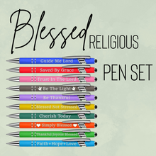 Load image into Gallery viewer, Pen Set - Blessed / Religious
