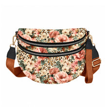 Load image into Gallery viewer, The Roni Nylon Crossbody - Floral Animal Print Bronze
