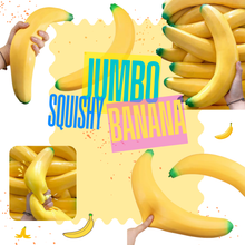 Load image into Gallery viewer, Squishy Toy - Banana, Jumbo
